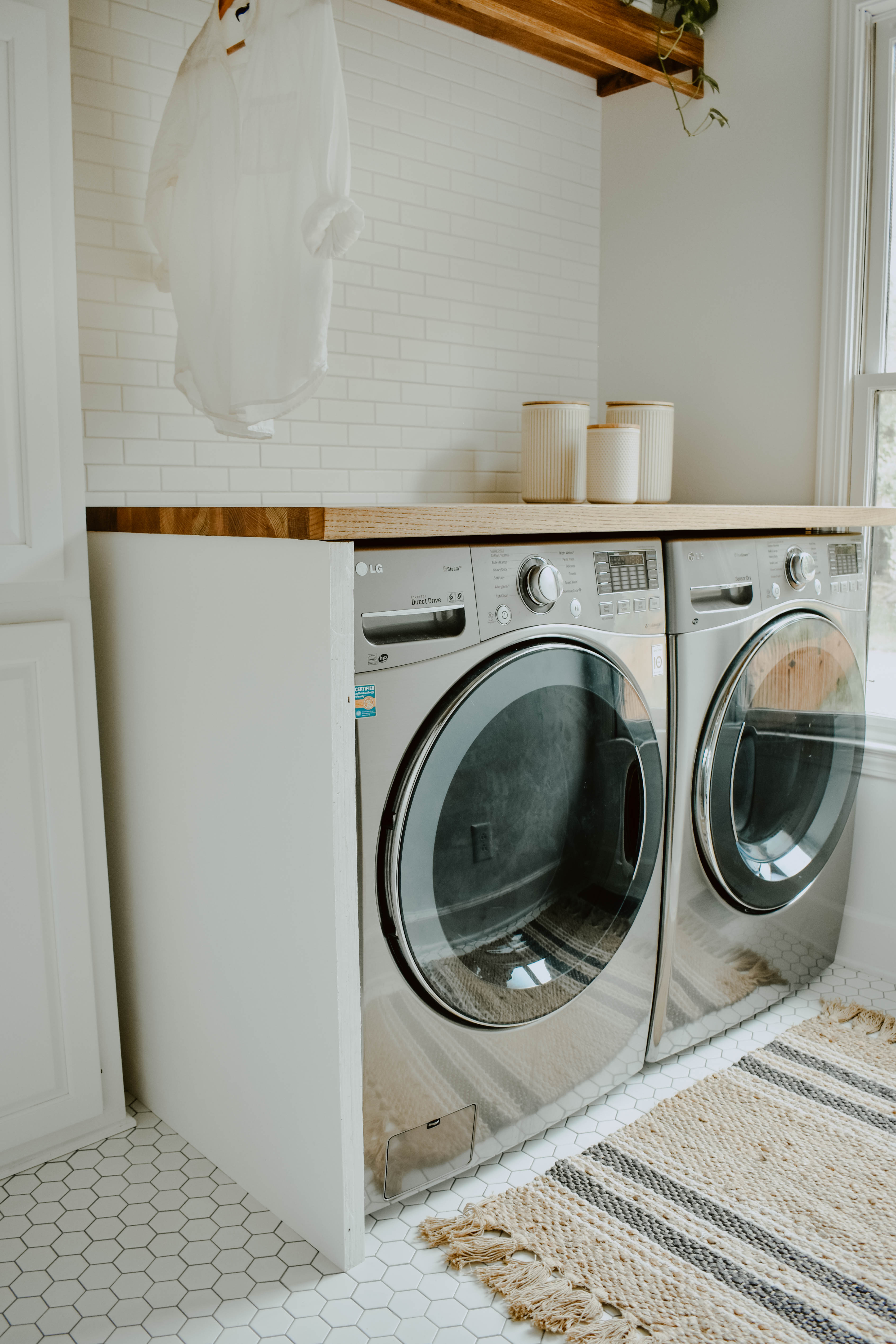 How To Build A Laundry Room Countertop, How To Build A Countertop Over Washer And Dryer